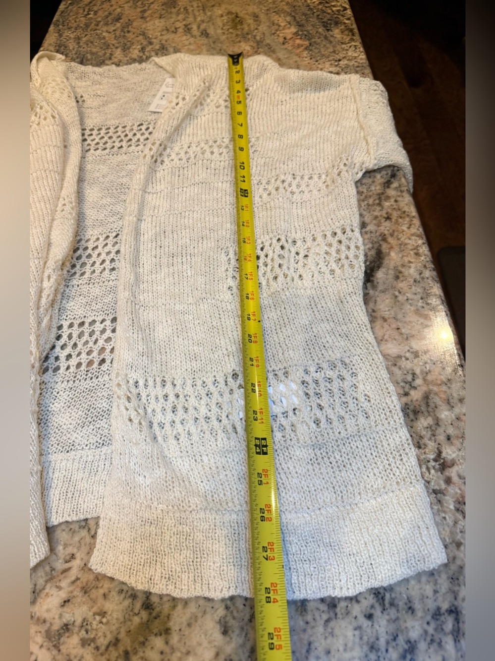 CUPSHE Sand Open Knit Cardigan Beach Cover Up NWT Size Small Boho - Picture 7 of 12